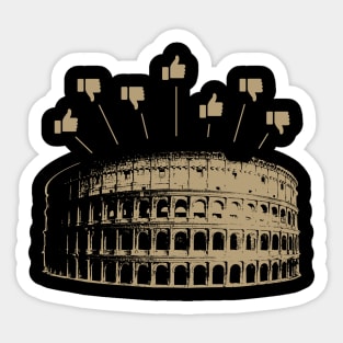 Coliseum Like Sticker